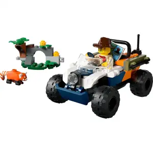LEGO City Jungleonderzoekers - rode panda-missie met terreinwagen - 60424
