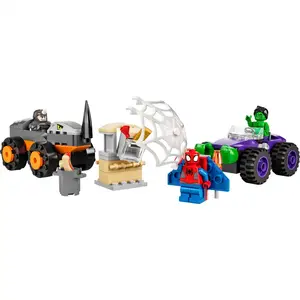 LEGO® Marvel 10782 Le combat des camions Hulk contre le Rhino pas cher