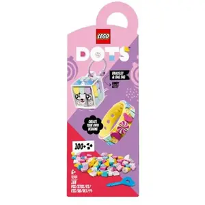 LEGO® DOTS 41944 Bracelet Candy Kitty et porte-clés pas cher