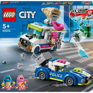 Lego Lego City - La Course-Poursuite Du Camion De Glaces - 60314 pas cher