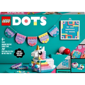LEGO® DOTS  41962 Le kit créatif familial Licorne pas cher