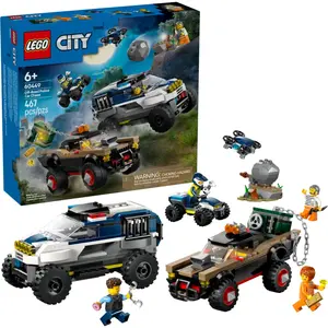 LEGO City La course-poursuite de la voiture de police tout-terrain 604... pas cher