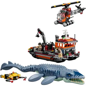 LEGO Jurassic World  L'attaque du bateau par le mosasaure 77983