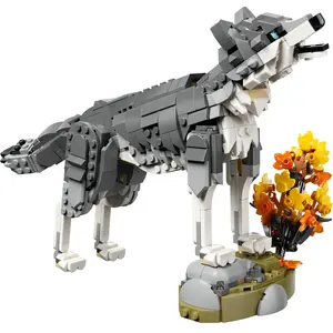 LEGO Creator 3-en-1 Les animaux de la forêt: le loup gris 31393
