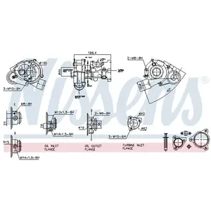 Turbocharger 93184 Nissens pas cher
