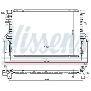 Radiateur 606088 Nissens pas cher