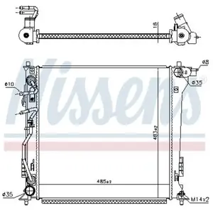 Radiateur 606099 Nissens pas cher