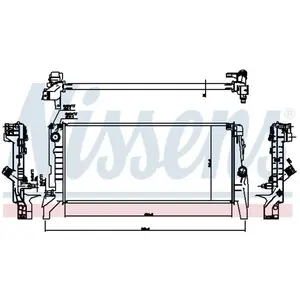 Radiator 60865 Nissens pas cher