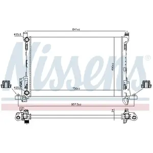 Radiateur 630803 Nissens pas cher