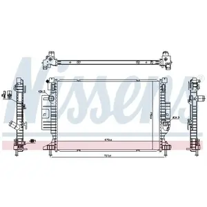 Radiateur 606387 Nissens pas cher