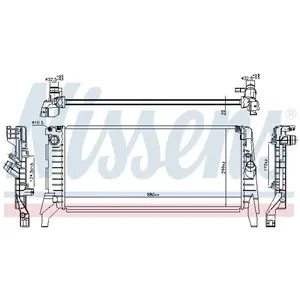 Radiateur 606391 Nissens pas cher