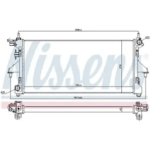 Radiateur 606347 Nissens pas cher