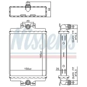 Radiateur 606270 Nissens pas cher