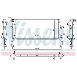 Radiateur 606261 Nissens pas cher