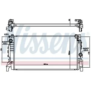 Radiateur 606247 Nissens pas cher