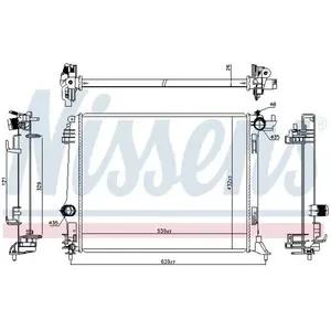 Radiateur 606474 Nissens pas cher