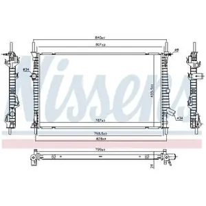 Radiateur 606537 Nissens pas cher