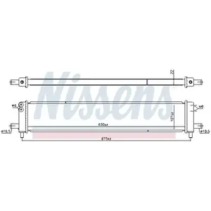 Radiator 606545 Nissens pas cher