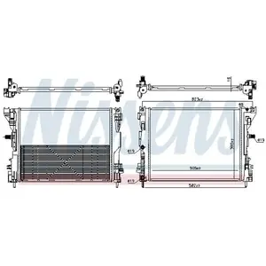 Radiateur 606746 Nissens pas cher