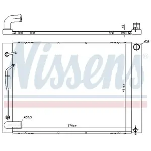 Radiateur 606837 Nissens pas cher