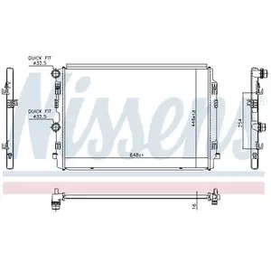 Radiateur 606911 Nissens pas cher