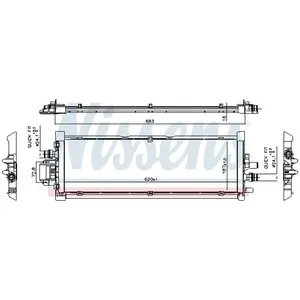 Radiateur 606906 Nissens pas cher