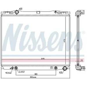 Radiateur 66777 Nissens pas cher