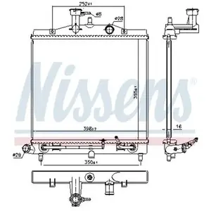 Radiateur 66771 Nissens pas cher