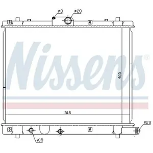 Radiateur 641759 Nissens pas cher