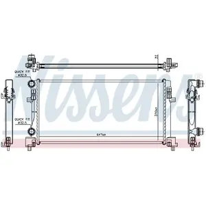 Radiateur 64106 Nissens pas cher