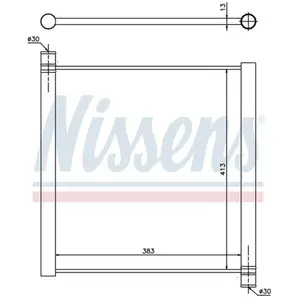 Radiateur 68451 Nissens pas cher