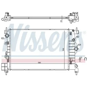 Radiateur 61697 Nissens pas cher