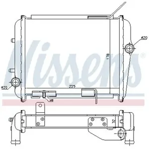 Radiateur 60362 Nissens pas cher