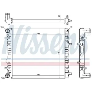 Radiateur 65325 Nissens pas cher