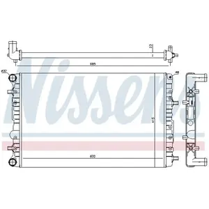 Radiateur 65326 Nissens pas cher