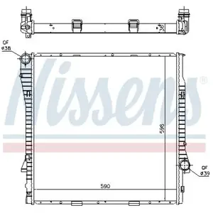 Radiateur 60819 Nissens pas cher