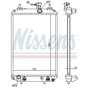 Radiateur 617547 Nissens pas cher