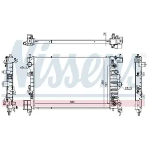 Radiateur 630778 Nissens pas cher