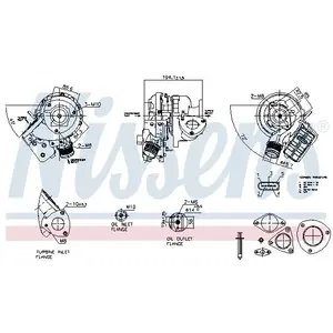 Turbocharger 93533 Nissens pas cher