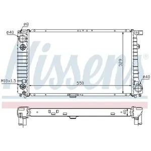 Radiateur 60642A Nissens pas cher