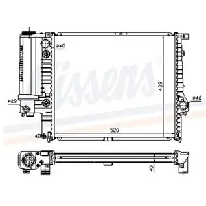 Comparateur de prix : Koeler motorkoeling - Origineel 60614A Nissens