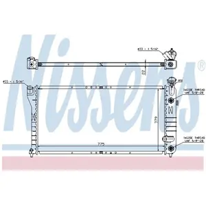 Radiateur 69215 Nissens pas cher