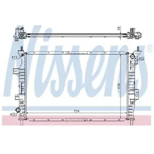 NISSENS 62357 Radiateur, refroidissement moteur pas cher