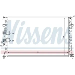 Koeler motorkoeling 63748 Nissens pas cher