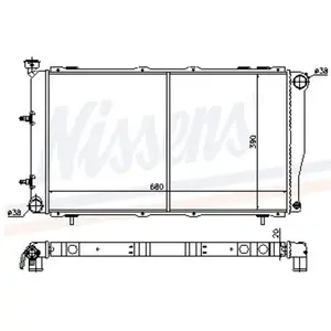 Koeler motorkoeling 64113 Nissens pas cher