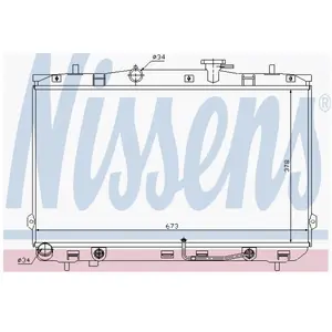 Koeler motorkoeling 67025 Nissens pas cher