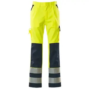 Comparateur de prix : Mascot Safe Compete Broek met kniezakken 07179-470 - hi-vis geel/marine - C50 - 82