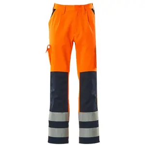 Comparateur de prix : Mascot Safe Compete Broek met kniezakken 07179-860 - hi-vis oranje/marine - C56 - 82
