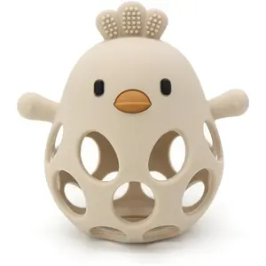Magni, Anneau de dentition, Teether ball avec canard en silicone LFGB,... pas cher