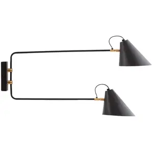 House Doctor Lampe murale Club double Noir/blanc 81 x 20 cmVendu parrakuten